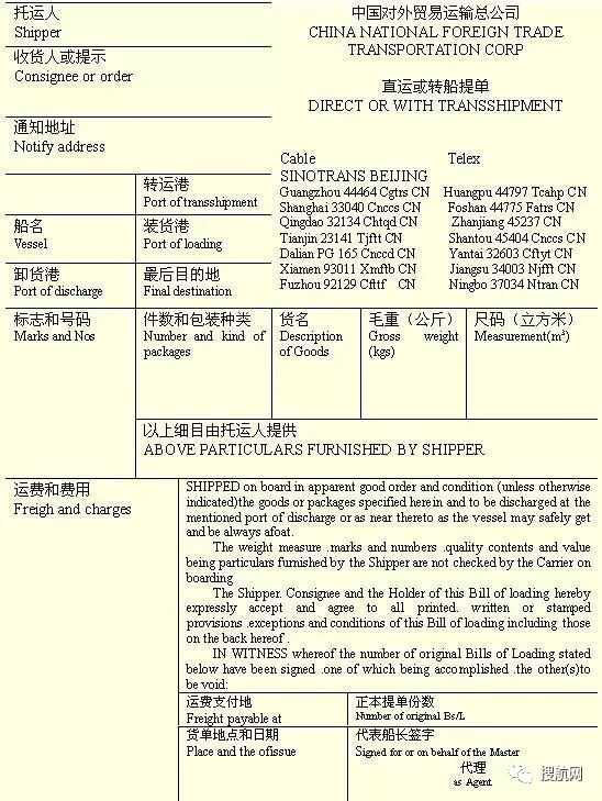 1664429312916884 关于提单知识的全方位解读